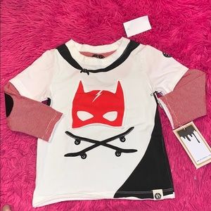 NWT Mini Shatsu Boys Ninja Long Sleeve Tee 2T